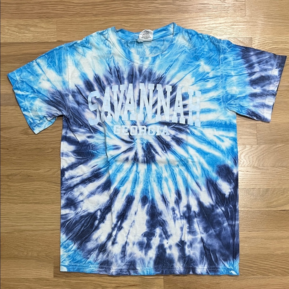 Savannah Tie-Dye Blue T-Shirt